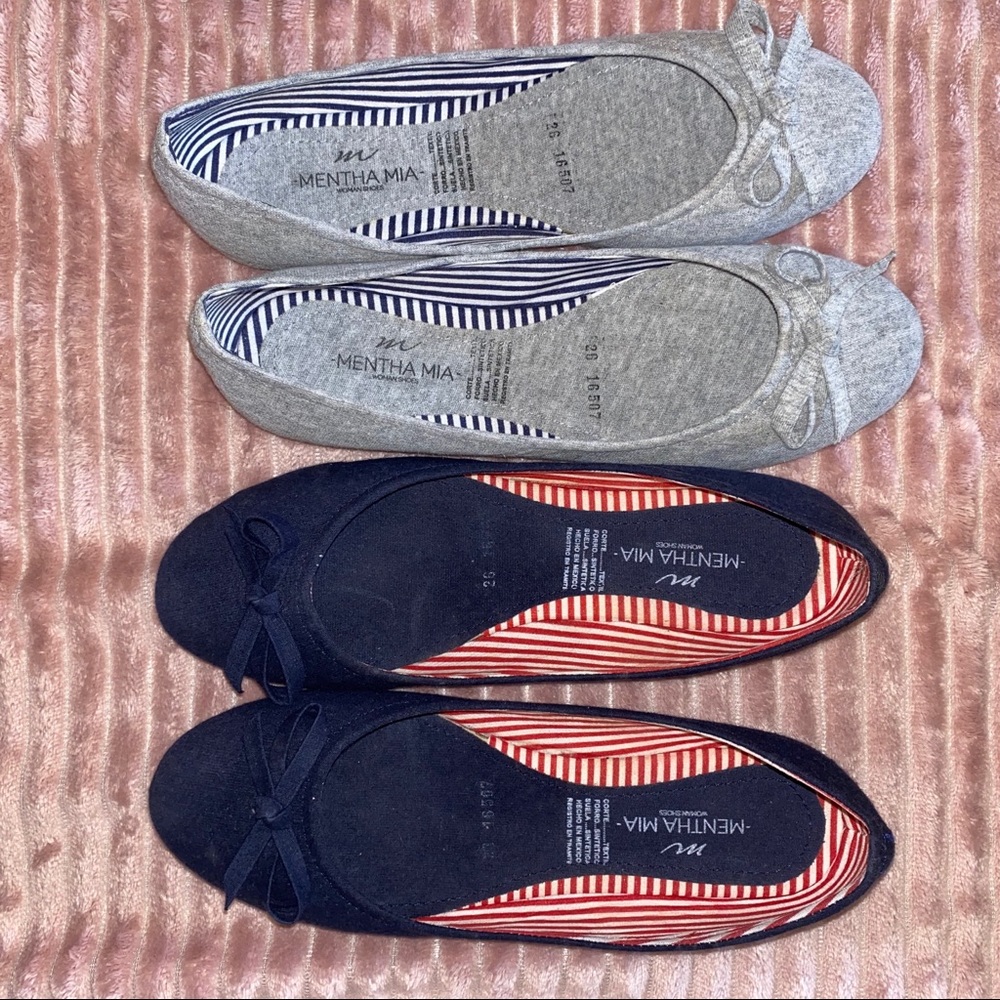 Women flat shoes.